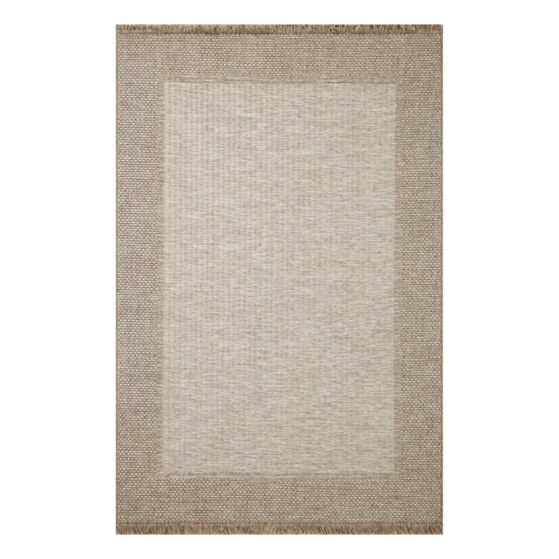 Loloi Dawn Natural Border Outdoor Rug