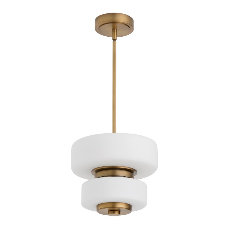 Oxygen 3-80 Favo 1-lt 14″ LED Pendant, CCT Selectable