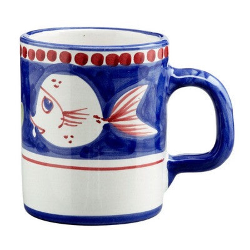 VIETRI: CAMPAGNA Pesce Mug (11 Oz)