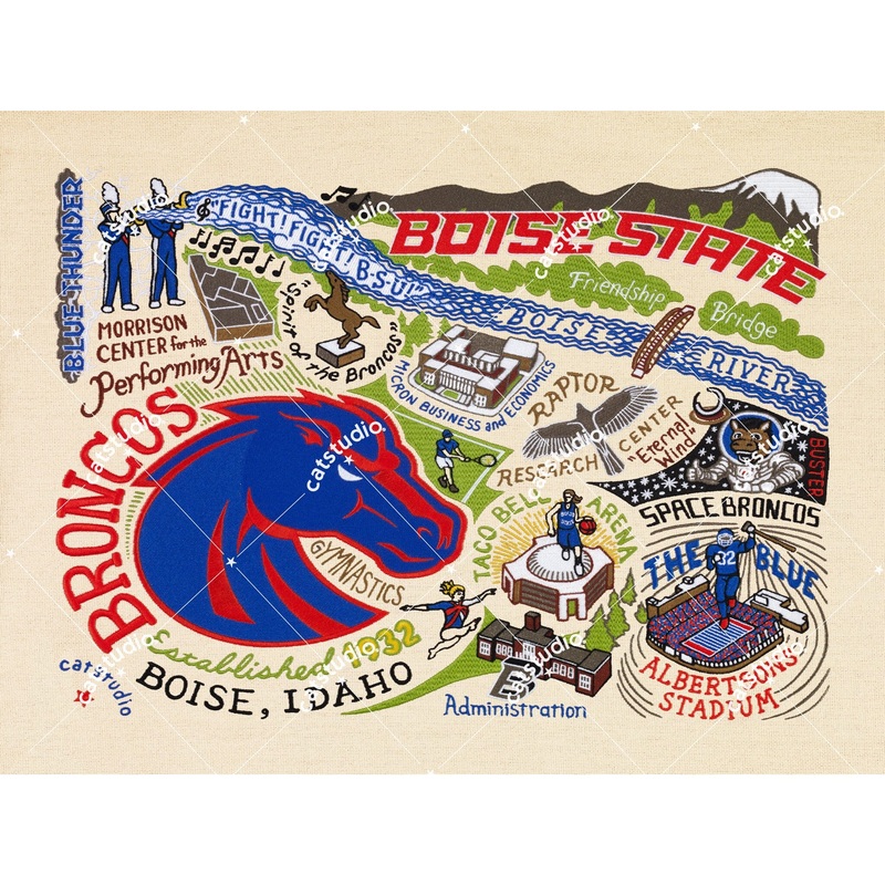 Boise State University Collegiate Fine Art Print
