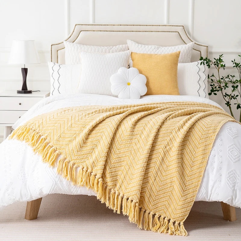 Chielina Knitted Throw Blanket