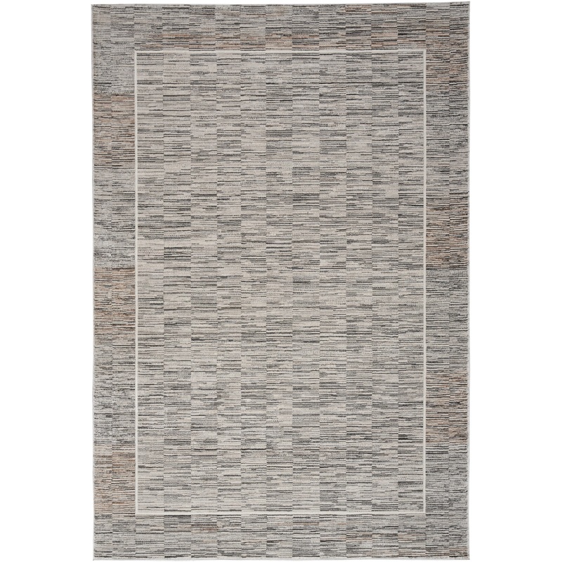 Nourison Desire 3’11” x 5’11” Charcoal Grey Modern Indoor Rug