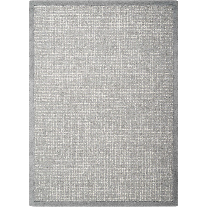 Nourison Home River Brook 7’9″ x 9’9″ Light Blue/Ivory Modern Indoor Rug