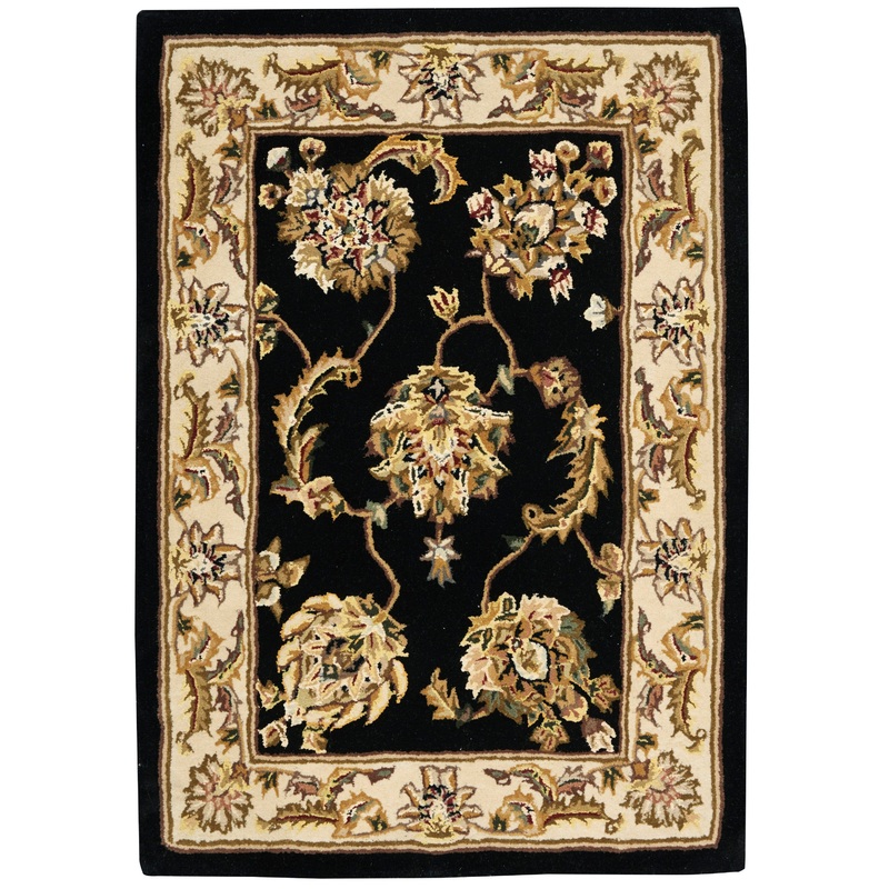 Nourison Nourison 2000 2′ x 3′ Black Traditional Indoor Rug