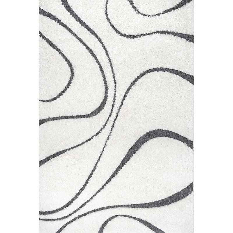 Shaggy Curves Rug | Beige