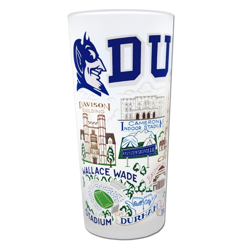 Duke University Collegiate Drinking Glass