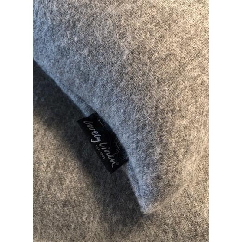 Grey Marle Wool Cushion Cover