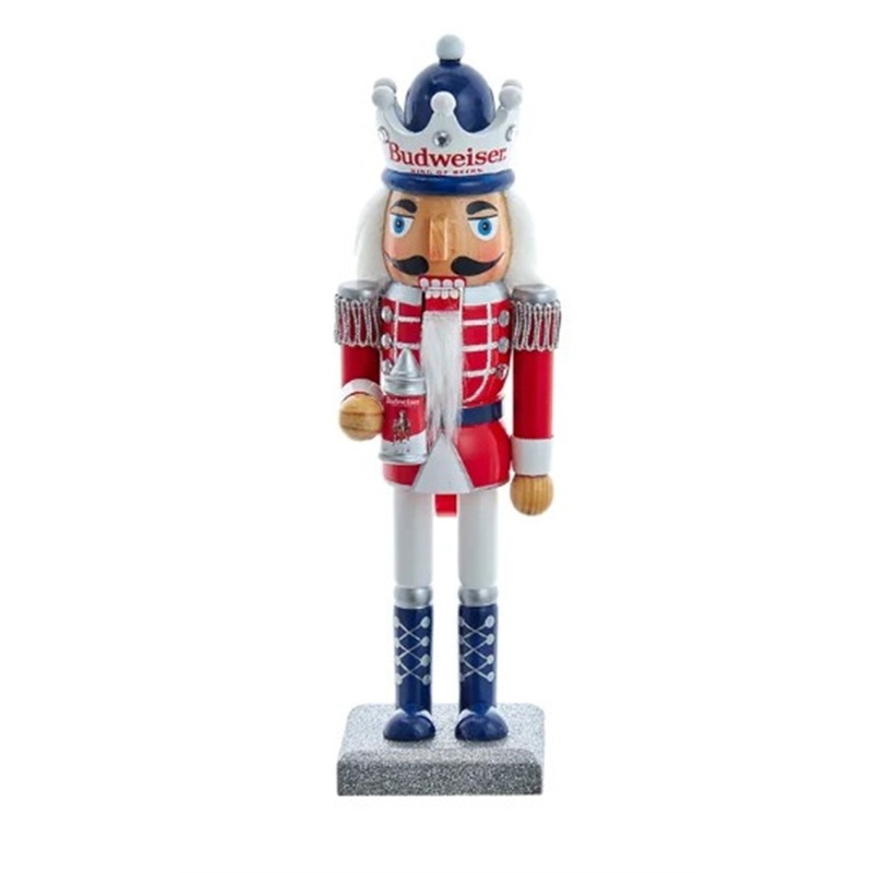 Kurt Adler Budweiser Nutcracker, 10″
