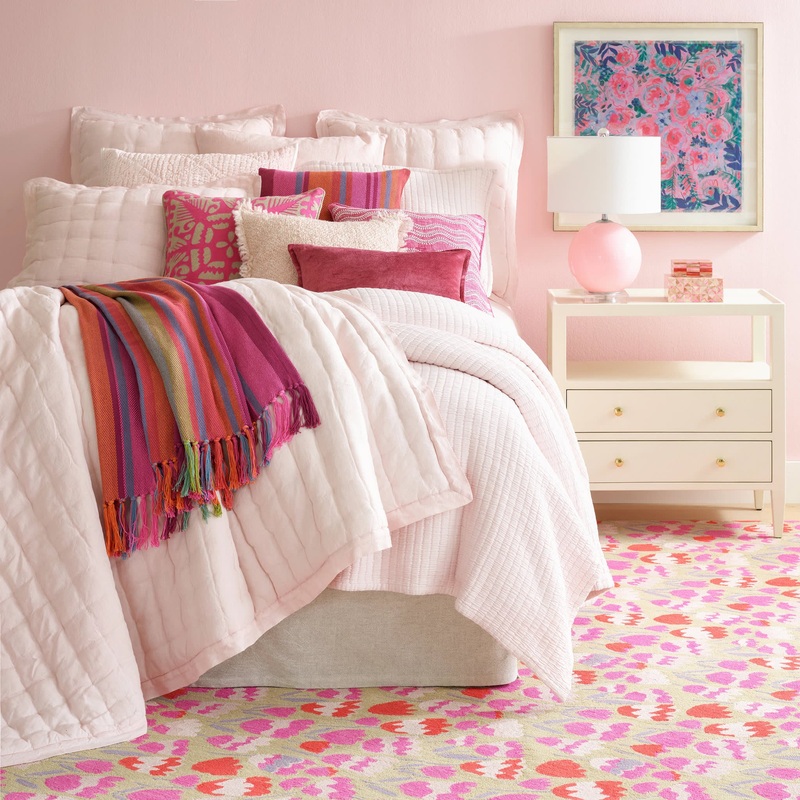 Lush Linen Sham | Slipper Pink