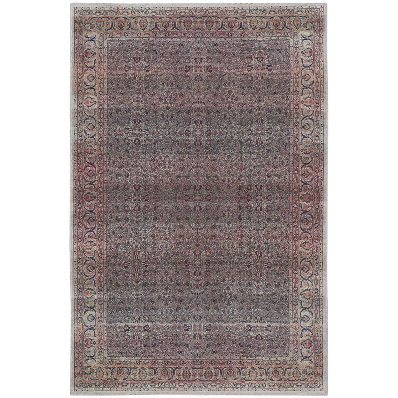 Nourison Grand Washables 4′ x 6′ Emerald Vintage Indoor Rug
