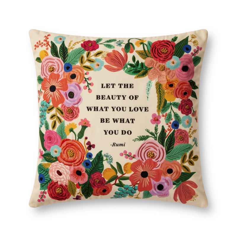 Rifle Paper Co. x Loloi Pillow | Multi