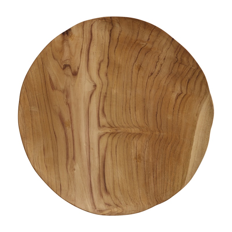 Tray Teak Tree 40cm