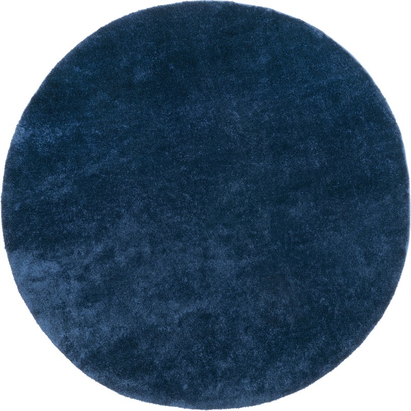 Washable Solid Shag Rug | Navy