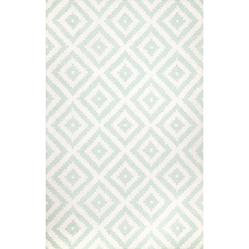 Scandinavia Diamond Rug | Aqua