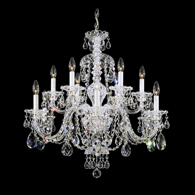 Schonbek 3601 Sterling 12-lt 29″ Chandelier