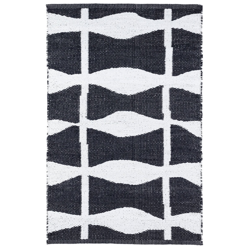 Circuit Handwoven Indoor/Outdoor Rug | Black