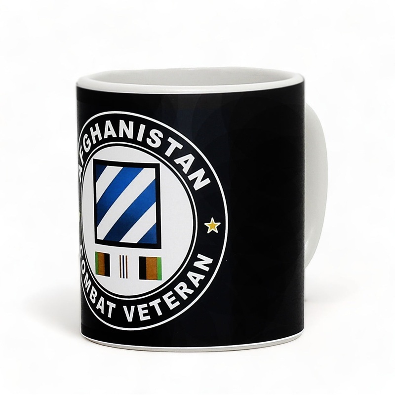 SUBLIMART: Veteran – Mug ‘Afghanistan Combat Veteran’ (Design #06B)
