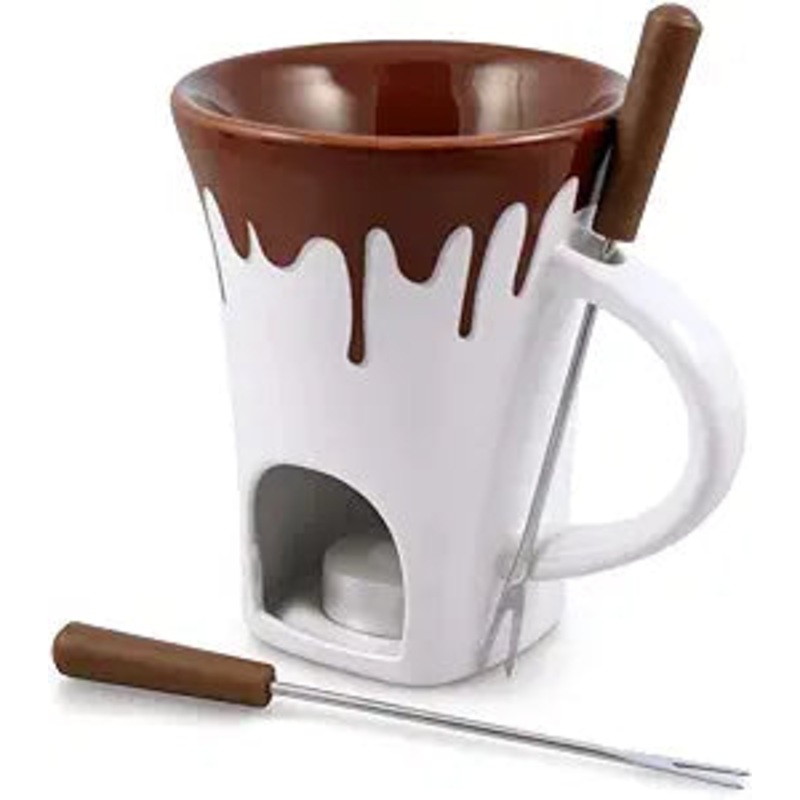 Swissmar Nostalgia 4 Piece Fondue Mug Set