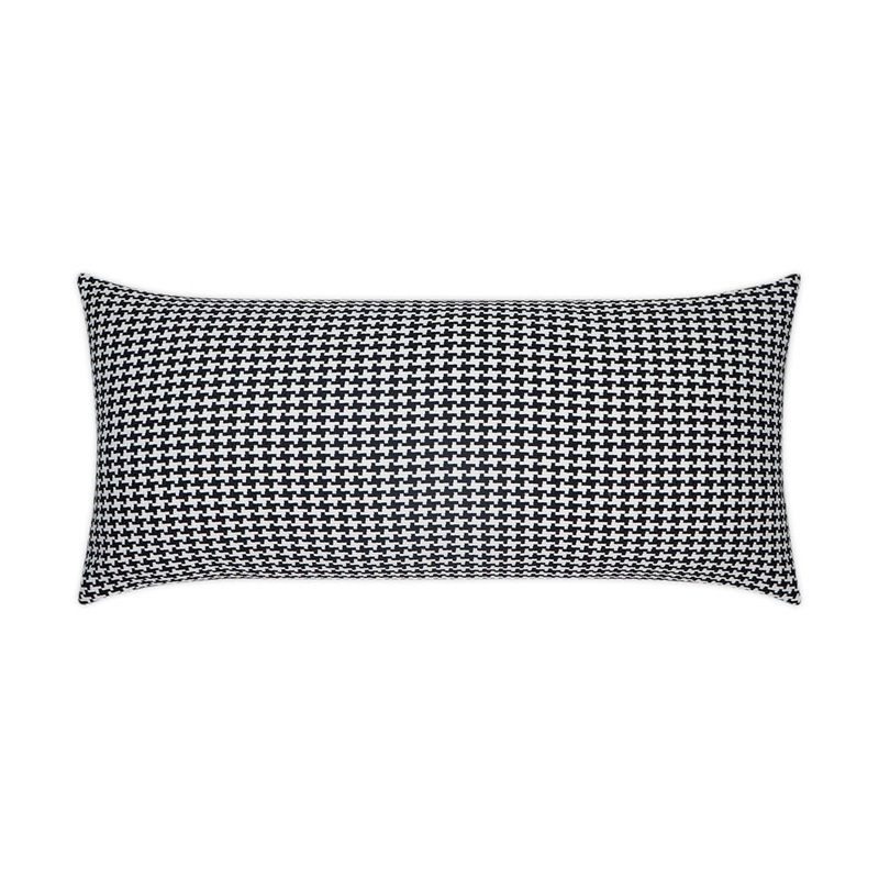 D.V. Kap 12″ x 24″ Outdoor Lumbar Pillow | Bedford Black