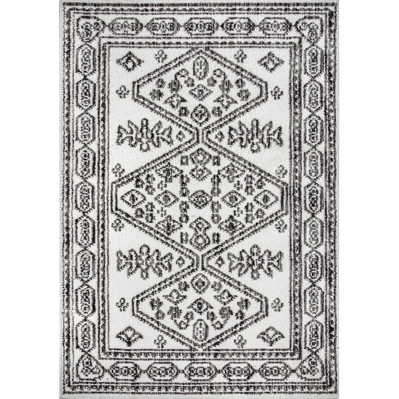 Helix Medallion Rug | Grey