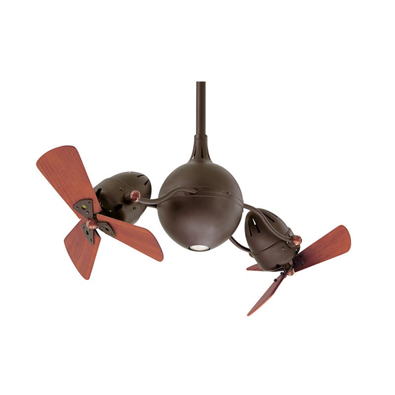 Matthews Fan Acqua 39″ Ceiling Fan with LED Light, Wood Blades