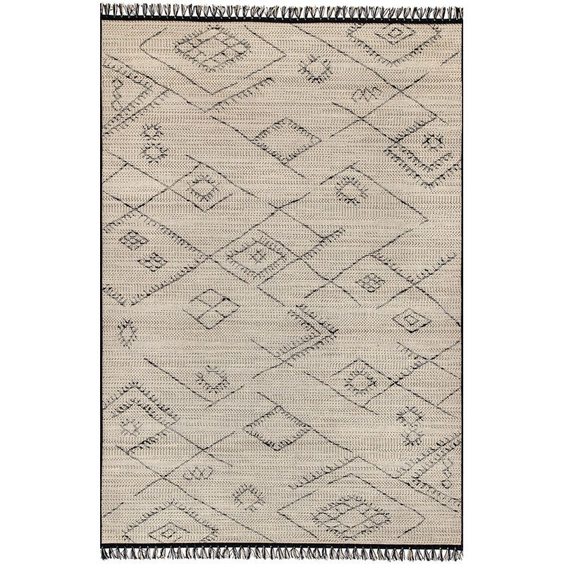 Moroccan Abstract Rug | Ivory