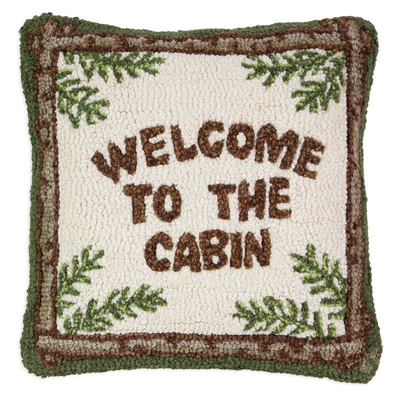Welcome To The Cabin – 18″ x 18″