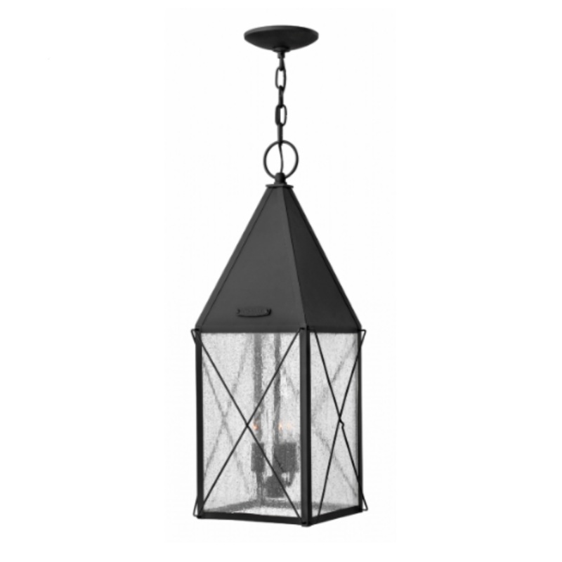 Hinkley 1842 York 3-lt 10″ LED Outdoor Pendant