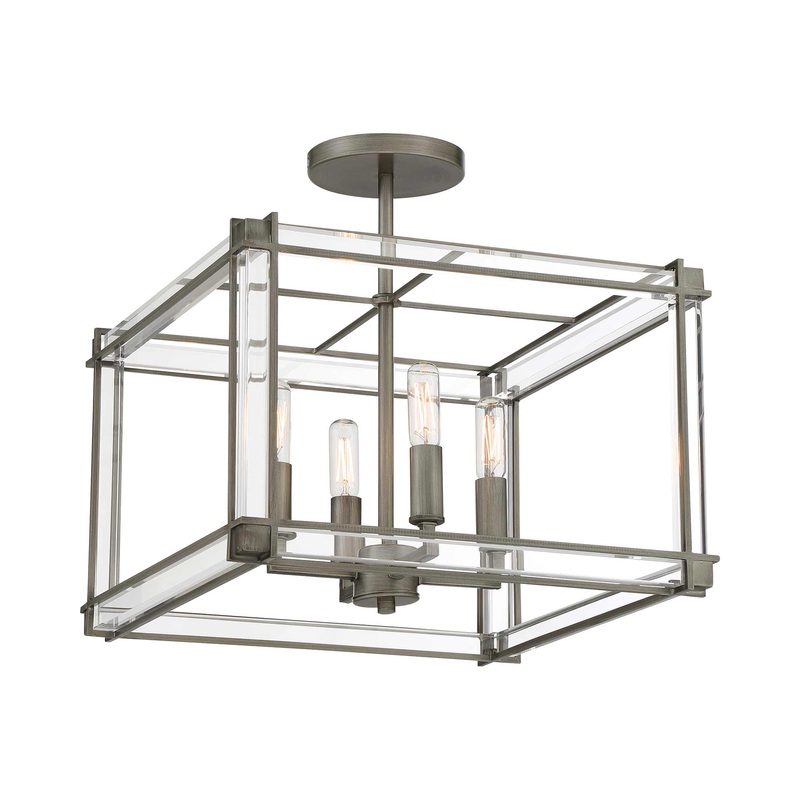 Langen Square Semi Flush Mount Ceiling Light