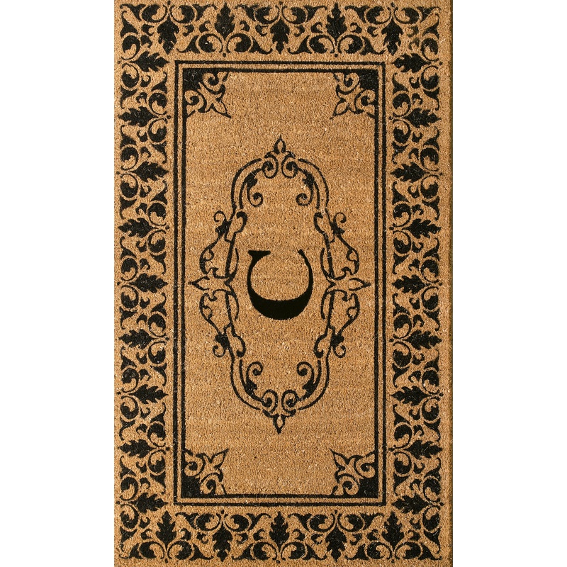 Monogrammed Outdoor Welcome Door Mat | Letter C