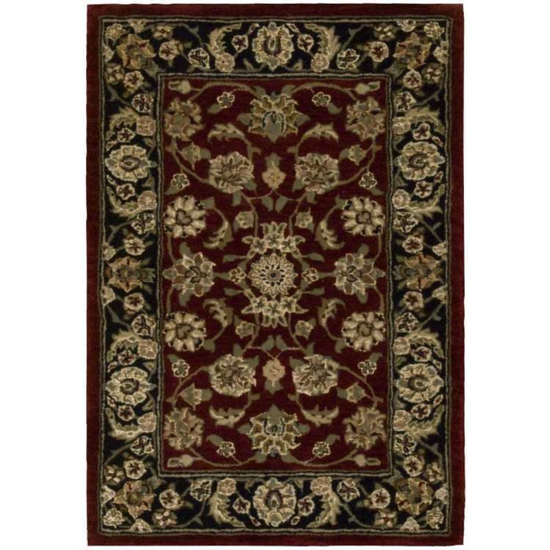 Nourison Nourison 2000 2′ x 3′ Burgundy Traditional Indoor Rug