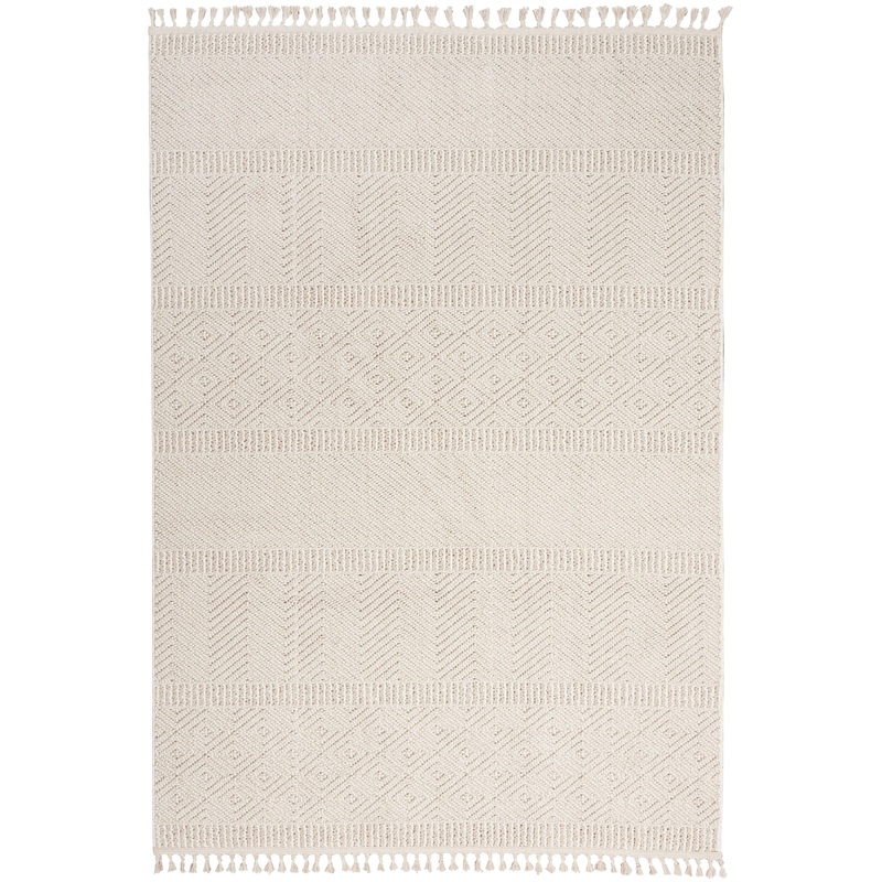 Nourison Paxton 4′ x 6’2″ Ivory Modern Indoor Rug