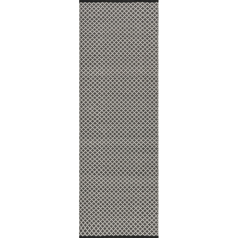 Trellis Handwoven Indoor/Outdoor Rug | Black
