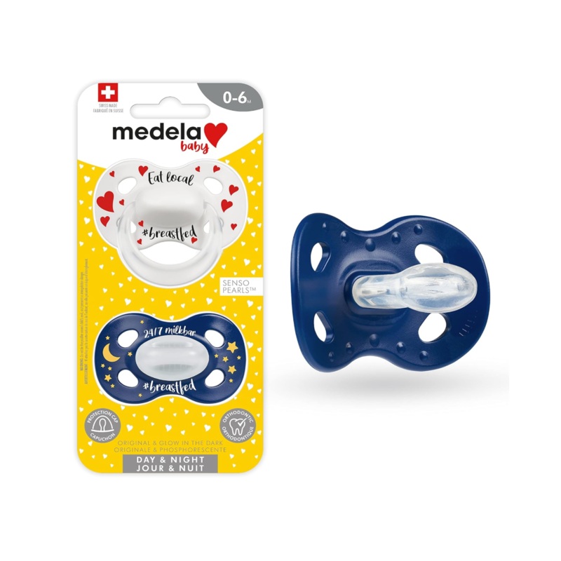 2pk Pacifier 0-6 Months Glow In Dark – Medela