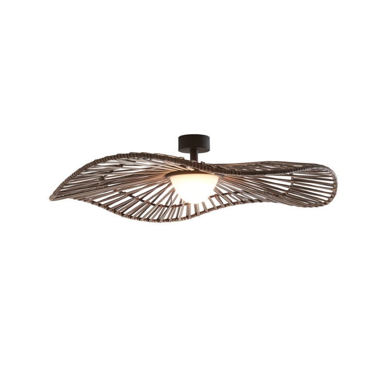 Bover Mediterrnia PF/105 1-lt 41″ LED Outdoor Semi-Flushmount, TRIAC
