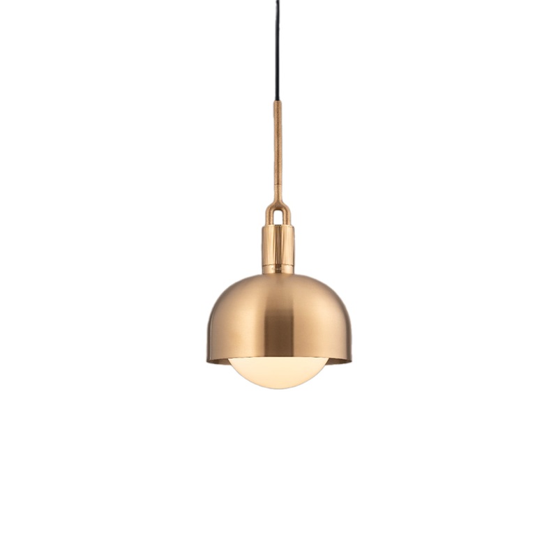 Forked Shade Globe Pendant Light