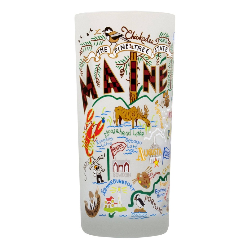 Maine Drinking Glass