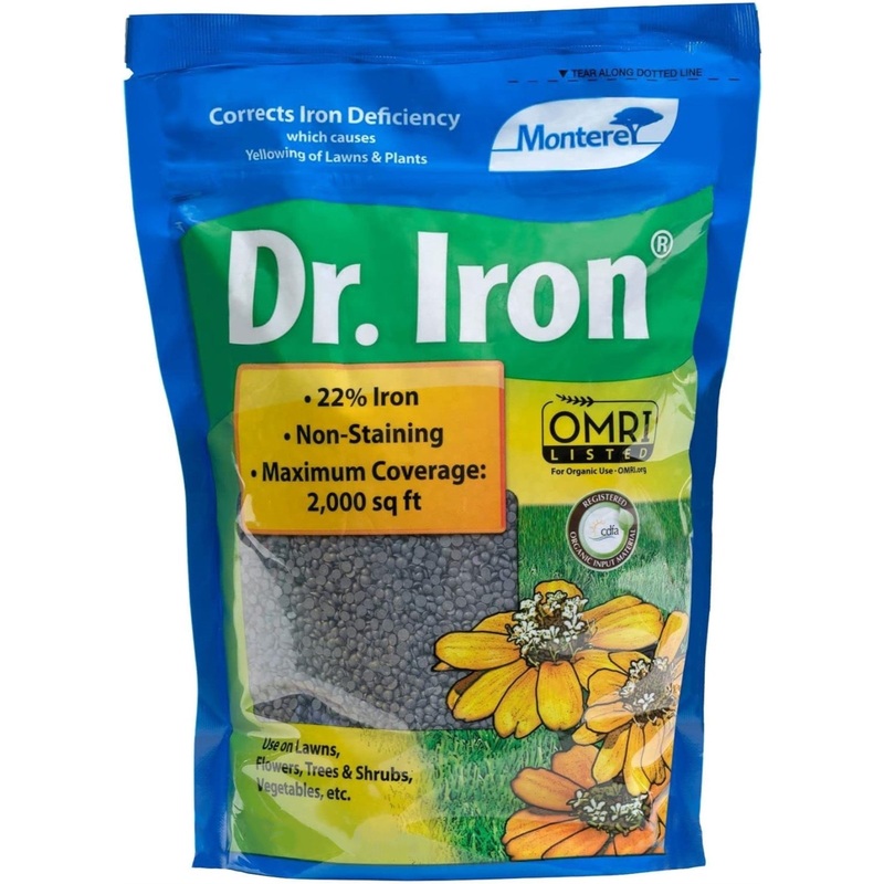 Monterey Dr. Iron Acidifier, Iron and Elemental Sulfur Acidic Fertilizer Granules