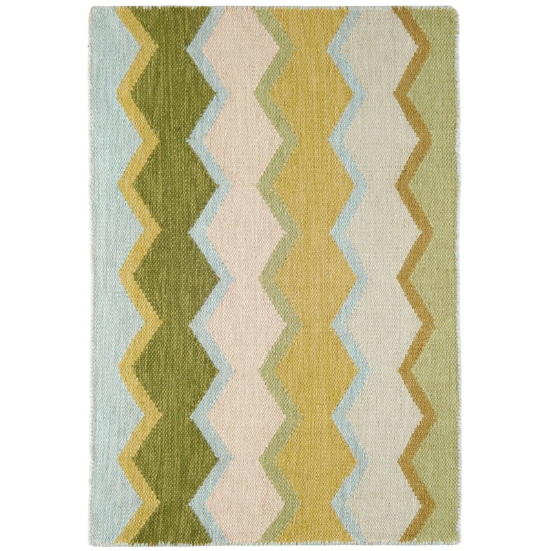 Safety Net Handwoven Indoor/Outdoor Rug | Green