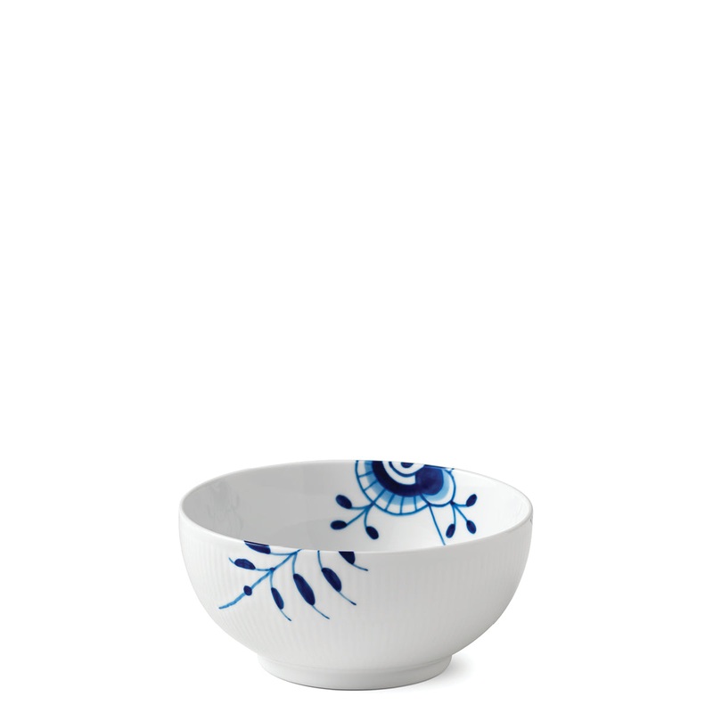 Blue Fluted Mega Serving Bowl (4 Cups)