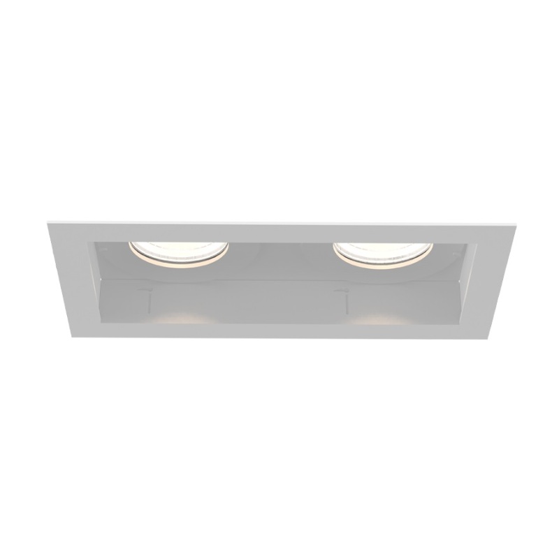Eurofase TGO2T Tango 2 Light 20W Square LED Fixed Downlight with Trim, Frosted Lens