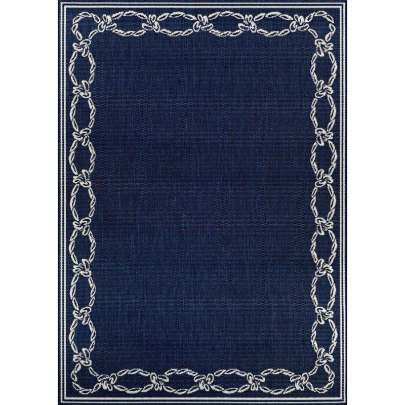 RECIFE ROPE KNOT IVORY/INDIGO
