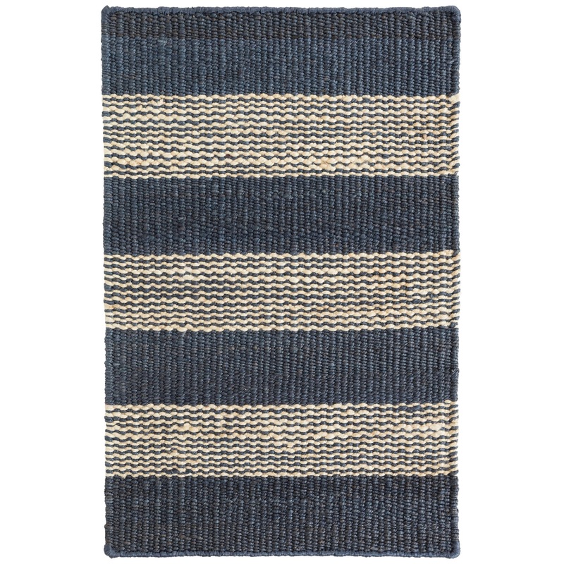 Sailor Handwoven Jute Rug | Blue