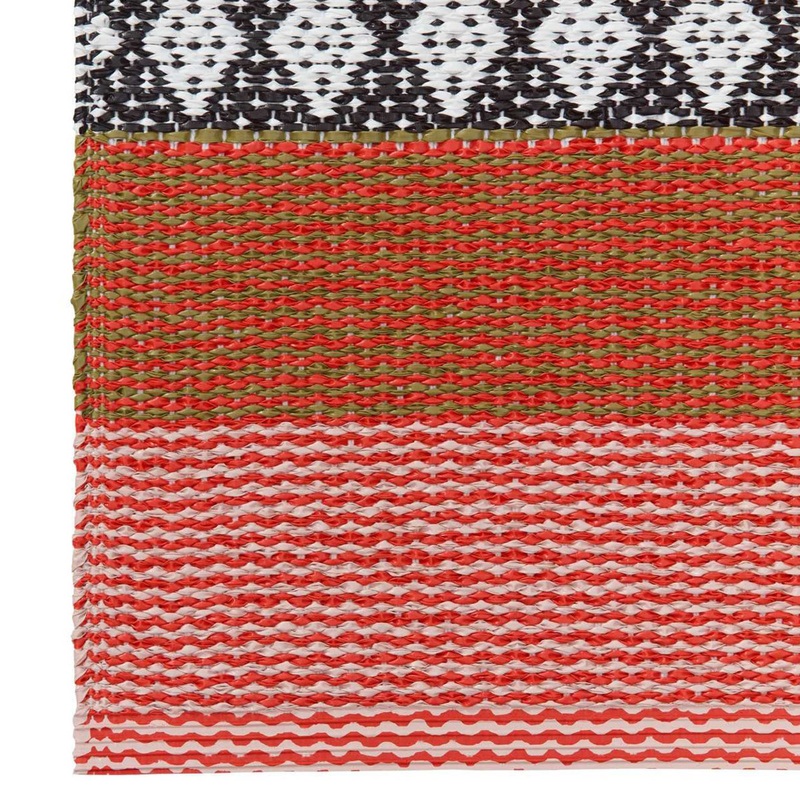 Savanne Indoor / Outdoor Swedish Woven Plastic Area Rug, Nine Sizes in Nine Color Variants