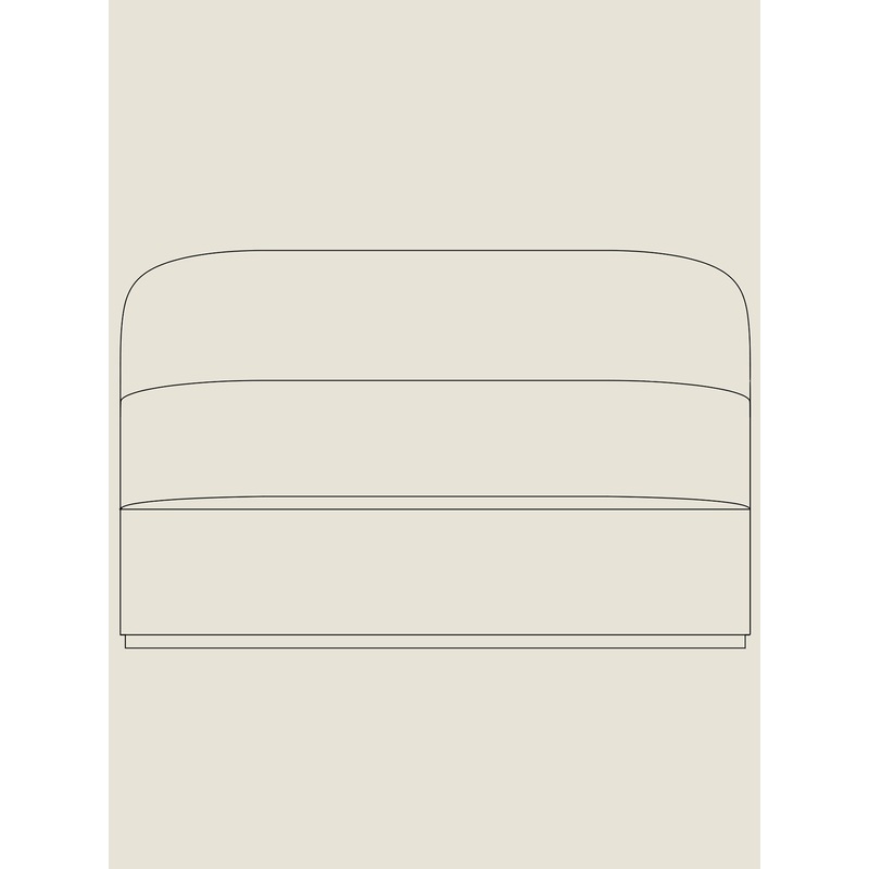 Tearoom Sofa, High Back w/Power Outlet – Custom