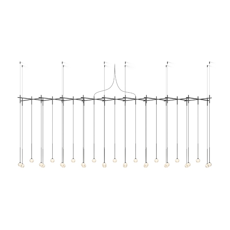 Vibia 0852 Algorithm 29-lt 157″ LED Multi-Light Pendant