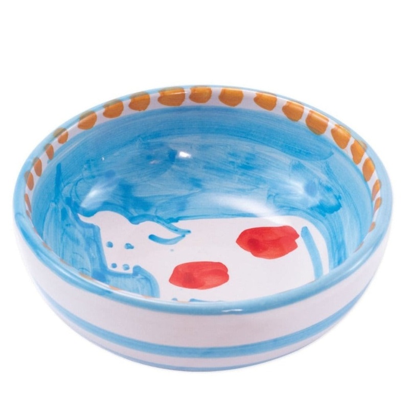 VIETRI: CAMPAGNA Mucca Small Condiment/Olive Oil Dipping Bowl