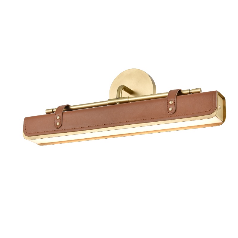 Alora WV307919 Valise 1-lt 20″ LED Picture Light with Cognac Leather