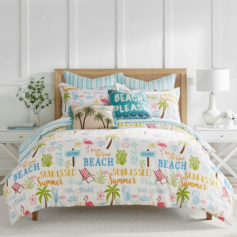 Beach Days Coastal Comforter Set – Beach Themed Comforter Set