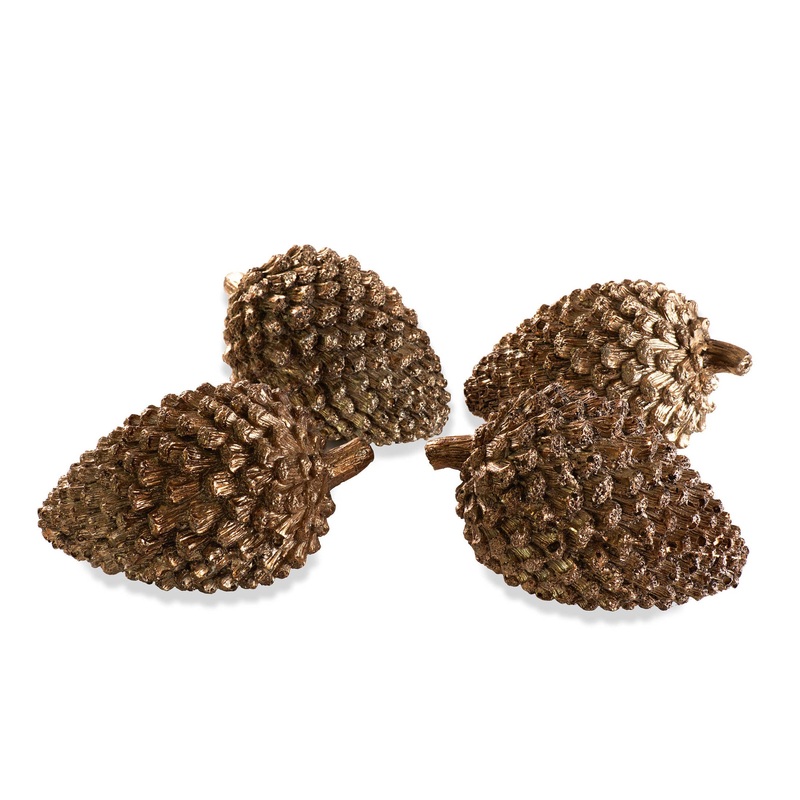 Coulter Cone/Set of 4 | Gold